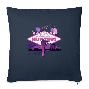 Huntress, Urbain & Lifestyle - Housse de coussin décorative 45 x 45 cm - bleu marine - Devant