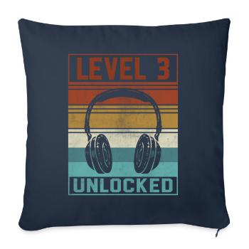 Gamer Boy 3rd Birthday Gamer - Sofa pillowcase 17,3'' x 17,3'' (45 x 45 cm) - navy - Front