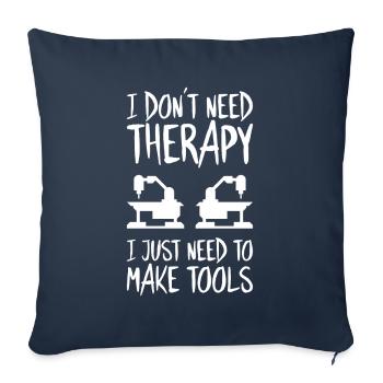 Tool Mechanic Toolmaker Tool & The Maker - Sofa pillowcase 17,3'' x 17,3'' (45 x 45 cm) - navy - Front