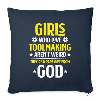 Tool Mechanic Toolmaker Tool & The Maker - Sofa pillowcase 17,3'' x 17,3'' (45 x 45 cm) - navy - Front