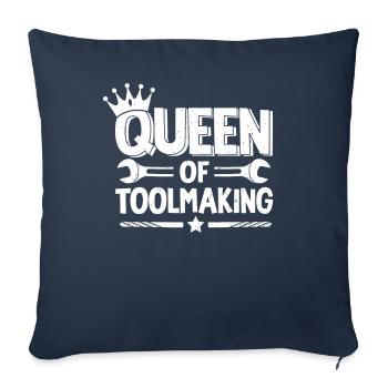 Tool Mechanic Toolmaker Tool & The Maker - Sofa pillowcase 17,3'' x 17,3'' (45 x 45 cm) - navy - Front