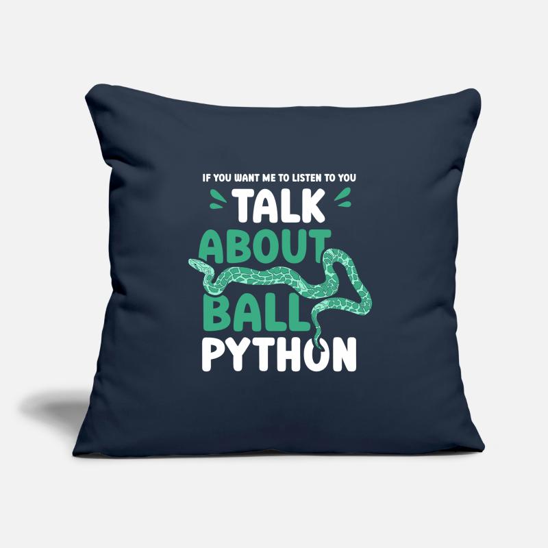 talk about ball python Sofakissenbezug 45 x 45 cm
