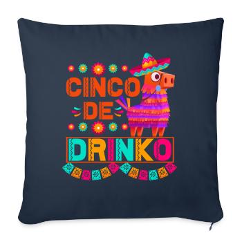 Pinata Cinco De Mayo Celebrate Drink - Sofa pillowcase 17,3'' x 17,3'' (45 x 45 cm) - navy - Front
