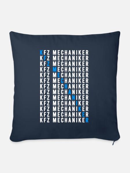 Kfz Mechaniker - Sofakissenbezug 45 x 45 cm - Navy