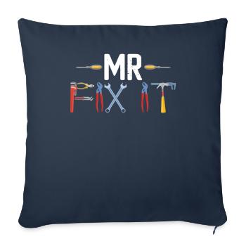 Mr Fix It Mechanic Dad Daughters - Sofa pillowcase 17,3'' x 17,3'' (45 x 45 cm) - navy - Front