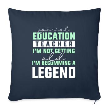 Special education teacher Im not getting old - Sofakissenbezug 45 x 45 cm - Navy - Vorne