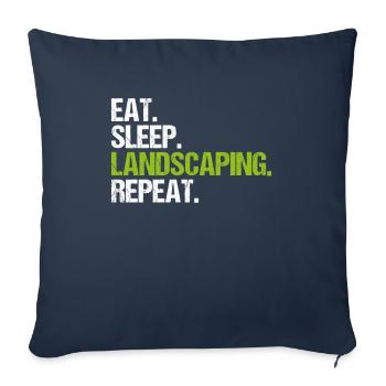 Landscape Gardener Horticulture Landscaping Garden - Sofa pillowcase 17,3'' x 17,3'' (45 x 45 cm) - navy - Front