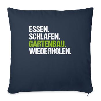 Landschaftsgärtner Gartenbau Landschaftsbau Garten - Sofakissenbezug 45 x 45 cm - Navy - Vorne