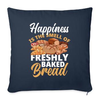 Lustiges Hobby Bäcker Geschenk - Sofakissenbezug 45 x 45 cm - Navy - Vorne