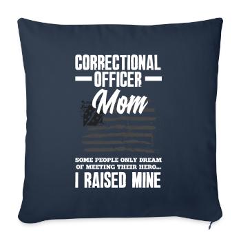 Prison guards Correctional officers - Sofa pillowcase 17,3'' x 17,3'' (45 x 45 cm) - navy - Front