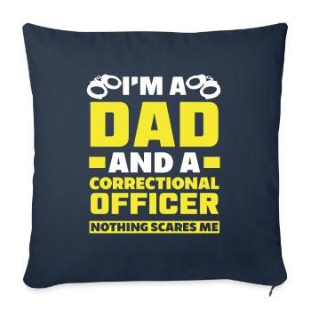 Prison Guard Correctional Officer - Sofa pillowcase 17,3'' x 17,3'' (45 x 45 cm) - navy - Front