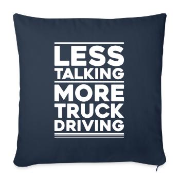 Truck driver Truck driver Professional driver Trucker - Sofa pillowcase 17,3'' x 17,3'' (45 x 45 cm) - navy - Front