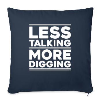 Géologie Géologue Géologue Géologie Géologie - Housse de coussin décorative 45 x 45 cm - bleu marine - Devant