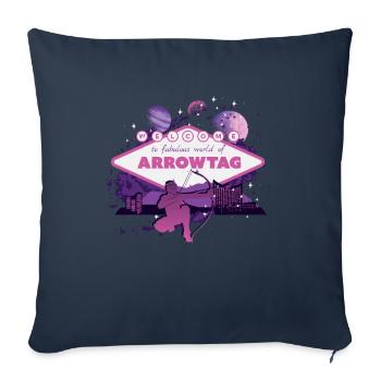 Fabulous world of Arrowtag - Sofa pillowcase 17,3'' x 17,3'' (45 x 45 cm) - navy - Front