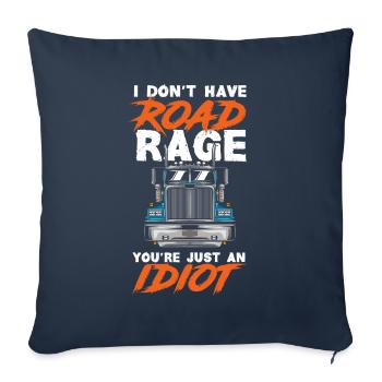 Truck Driver Trucker Truck Driver Driver - Sofa pillowcase 17,3'' x 17,3'' (45 x 45 cm) - navy - Front