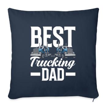 Truck Driver Trucker Truck Driver Driver - Sofa pillowcase 17,3'' x 17,3'' (45 x 45 cm) - navy - Front