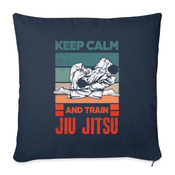 Jiu Jitsu Jiu Jitsu Jiu Jitsu - Sofakissenbezug 45 x 45 cm - Navy - Vorne