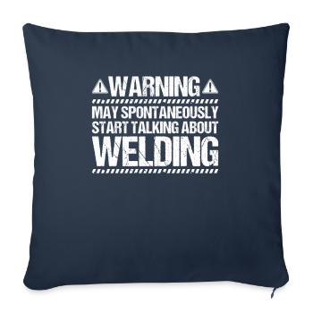 Schweißer Schweißen Schweißerei Welder Welding - Sofa pillowcase 17,3'' x 17,3'' (45 x 45 cm) - navy - Front