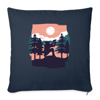 Paintball Paintball Player - Sofa pillowcase 17,3'' x 17,3'' (45 x 45 cm) - navy - Front