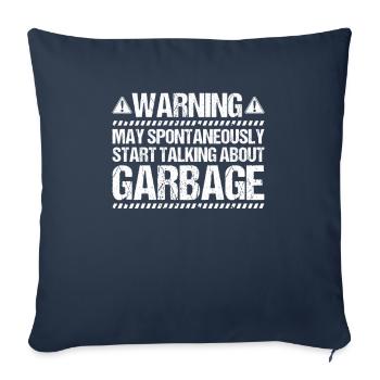 Fachkraft für Kreislauf- und Abfallwirtschaft - Sofakissenbezug 45 x 45 cm - Navy - Vorne