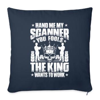 Warehouse Logistics Specialist Warehouse Worker Warehouse - Sofa pillowcase 17,3'' x 17,3'' (45 x 45 cm) - navy - Front