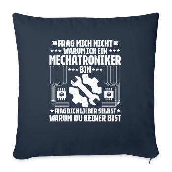 Mechatroniker Mechatronik Mechatronics Engineer - Sofakissenbezug 45 x 45 cm - Navy - Vorne