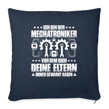 Mechatroniker Mechatronik Mechatronics Engineer - Sofakissenbezug 45 x 45 cm - Navy - Vorne
