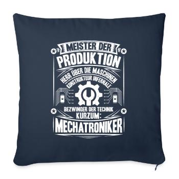 Mechatroniker Mechatronik Mechatronics Engineer - Sofakissenbezug 45 x 45 cm - Navy - Vorne