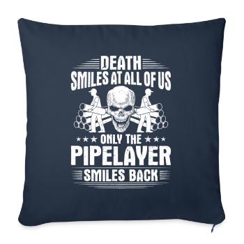 Pipeline Constructor Pipeline Construction Pipelayer - Sofa pillowcase 17,3'' x 17,3'' (45 x 45 cm) - navy - Front