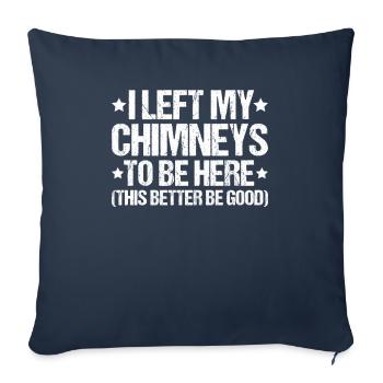 Schornsteinfeger Kaminkehrer Chimney Sweep - Sofa pillowcase 17,3'' x 17,3'' (45 x 45 cm) - navy - Front