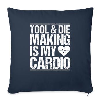 Tool Mechanic Toolmaker Tool & Die Maker - Sofa pillowcase 17,3'' x 17,3'' (45 x 45 cm) - navy - Front