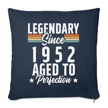 Legendary since 1952 Gift - Sofa pillowcase 17,3'' x 17,3'' (45 x 45 cm) - navy - Front