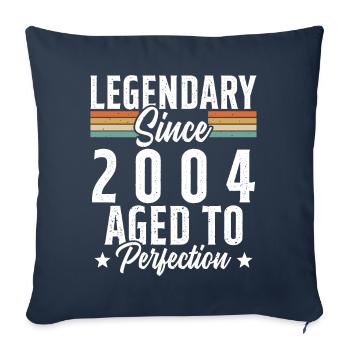 Legendary since 2004 - Sofa pillowcase 17,3'' x 17,3'' (45 x 45 cm) - navy - Front