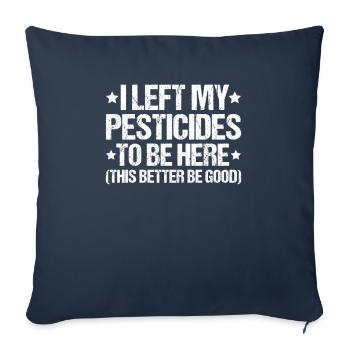 Pest Control Exterminator Exterminator - Sofa pillowcase 17,3'' x 17,3'' (45 x 45 cm) - navy - Front