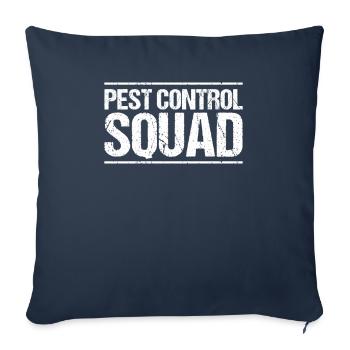Pest Control Exterminator Exterminator - Sofa pillowcase 17,3'' x 17,3'' (45 x 45 cm) - navy - Front