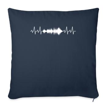Veranstaltungstechniker Event Technician - Sofa pillowcase 17,3'' x 17,3'' (45 x 45 cm) - navy - Front