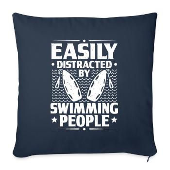 Lifeguard Water Rescue Lifesaver - Sofa pillowcase 17,3'' x 17,3'' (45 x 45 cm) - navy - Front