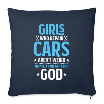 Automotive Mechatronics Engineer Car Mechanic Auto Mechanic - Sofa pillowcase 17,3'' x 17,3'' (45 x 45 cm) - navy - Front