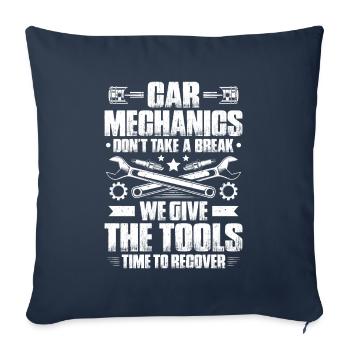 Automotive Mechatronics Engineer Car Mechanic Auto Mechanic - Sofa pillowcase 17,3'' x 17,3'' (45 x 45 cm) - navy - Front