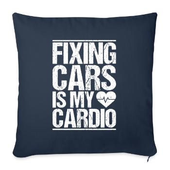 Automotive Mechatronics Engineer Car Mechanic Auto Mechanic - Sofa pillowcase 17,3'' x 17,3'' (45 x 45 cm) - navy - Front