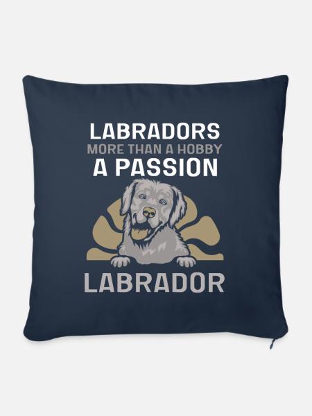 Labrador - Sofakissenbezug 45 x 45 cm - Navy