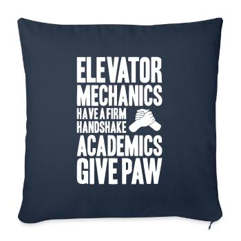 Elevator Fitter Elevator Mechanic Elevator Mechanic - Sofa pillowcase 17,3'' x 17,3'' (45 x 45 cm) - navy - Front