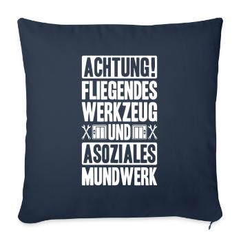 Elevator Fitter Elevator Mechanic Elevator Mechanic - Sofa pillowcase 17,3'' x 17,3'' (45 x 45 cm) - navy - Front