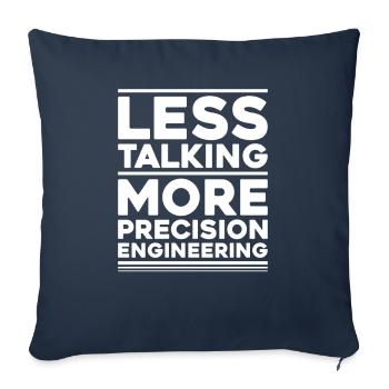 Precision mechanic Precision Machinist - Sofa pillowcase 17,3'' x 17,3'' (45 x 45 cm) - navy - Front