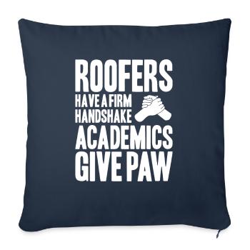Dachdecker Dachdeckerei Dachdecken Roofer Roofing - Sofakissenbezug 45 x 45 cm - Navy - Vorne