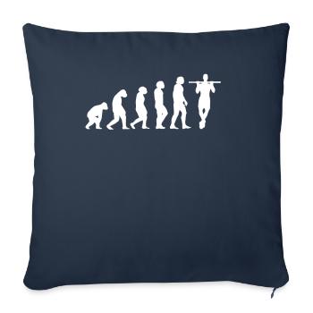 Fitness Calisthenics Evolution - Housse de coussin décorative 45 x 45 cm - bleu marine - Devant