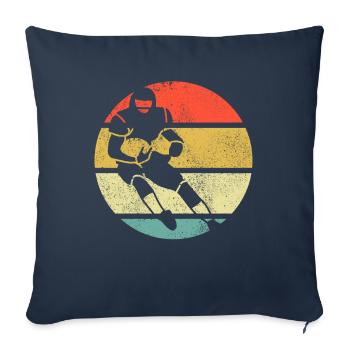 American Football Retro Vintage - Sofakissenbezug 45 x 45 cm - Navy - Vorne