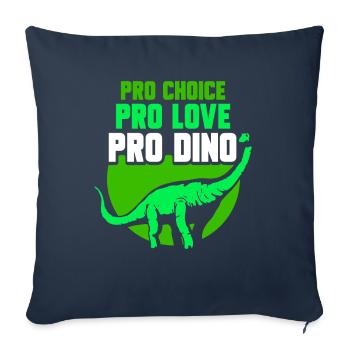 Pro choice pro love pro dino - Sofakissenbezug 45 x 45 cm - Navy - Vorne