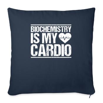 Biochemiker Biochimie Biochimie Biochimiste - Housse de coussin décorative 45 x 45 cm - bleu marine - Devant