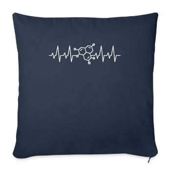 Biochemiker Biochimie Biochimie Biochimiste - Housse de coussin décorative 45 x 45 cm - bleu marine - Devant